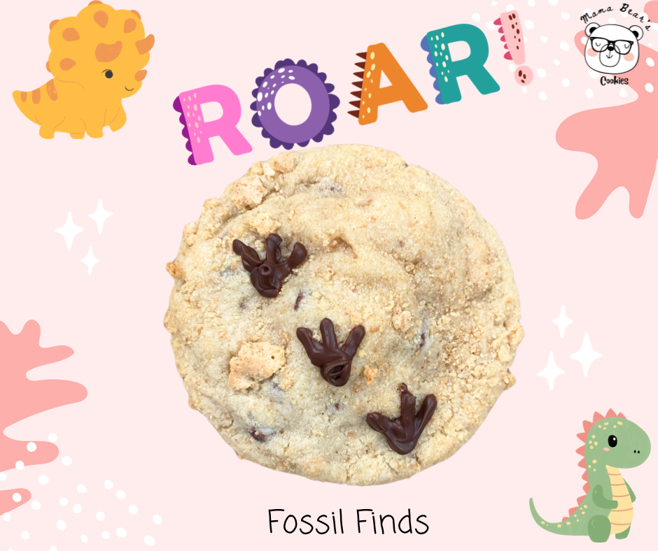 Roar-Dino Cookie Menu Set of 4
