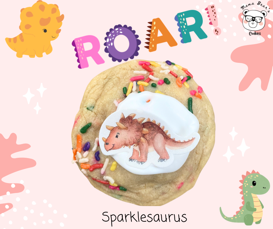 Roar-Dino Cookie Menu Set of 4