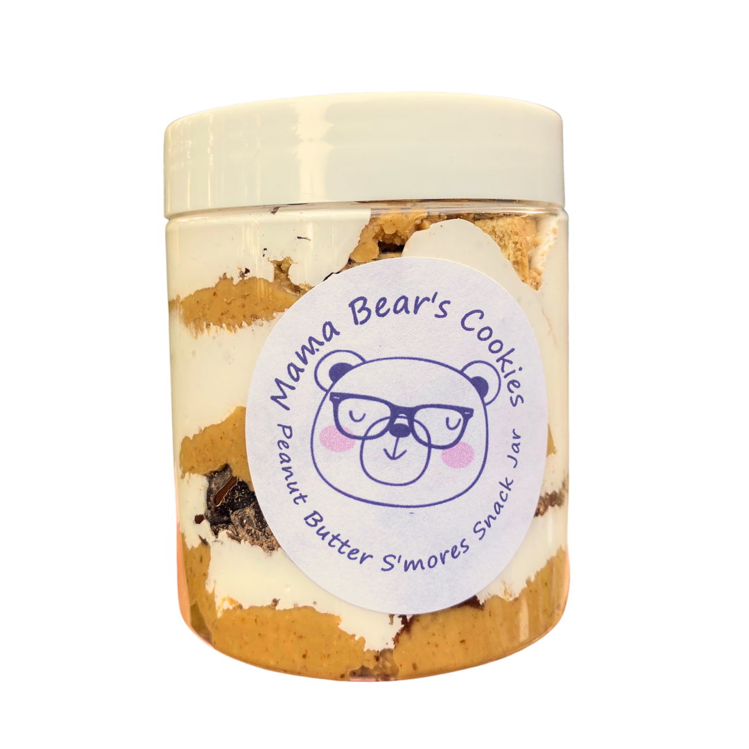 S'mores Peanut Butter 8oz Snack Jar