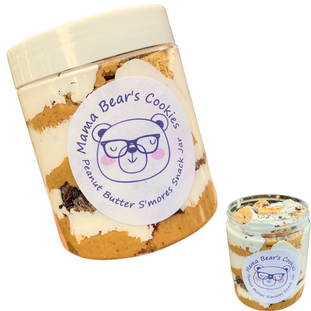 S'mores Peanut Butter 8oz Snack Jar