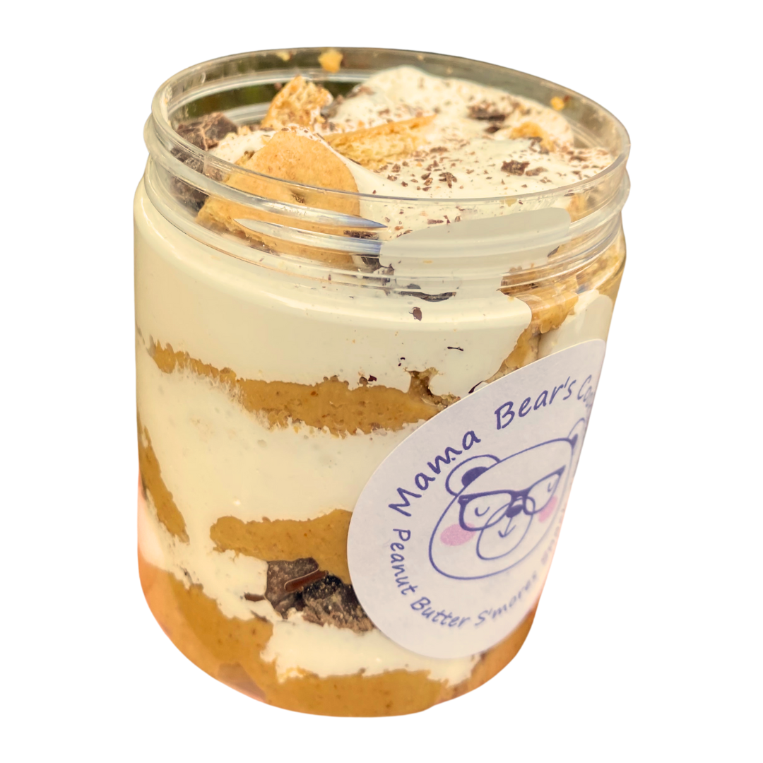 S'mores Peanut Butter 8oz Snack Jar